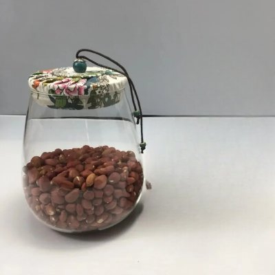 Bocale en verre hermetique - HermeticContainers™ - Blanc - Rangement créatif