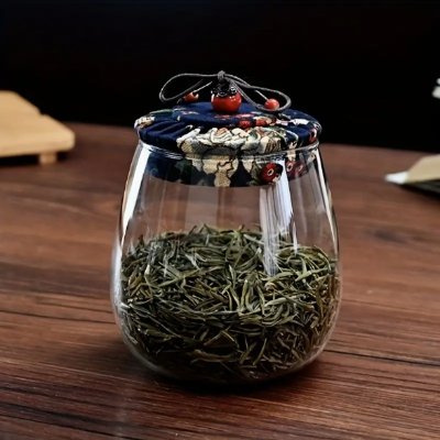 Bocale en verre hermetique - HermeticContainers™ - Bleu - Rangement créatif