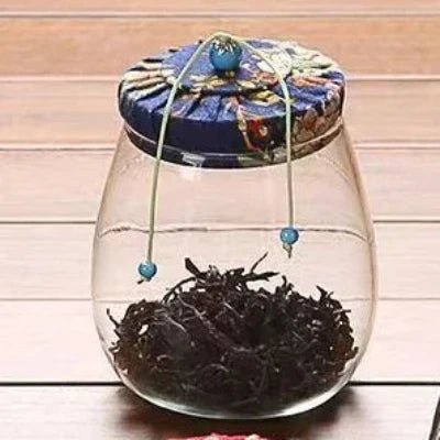 Bocale en verre hermetique - HermeticContainers™ - Bleu - Rangement créatif