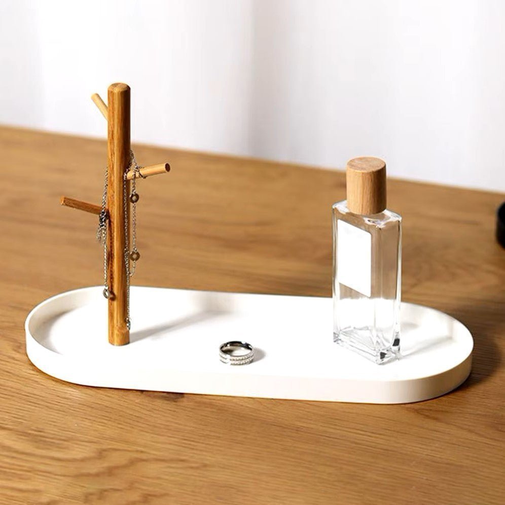 Rangement Clé - BranchOvalTray™ - Blanc - Rangement créatif