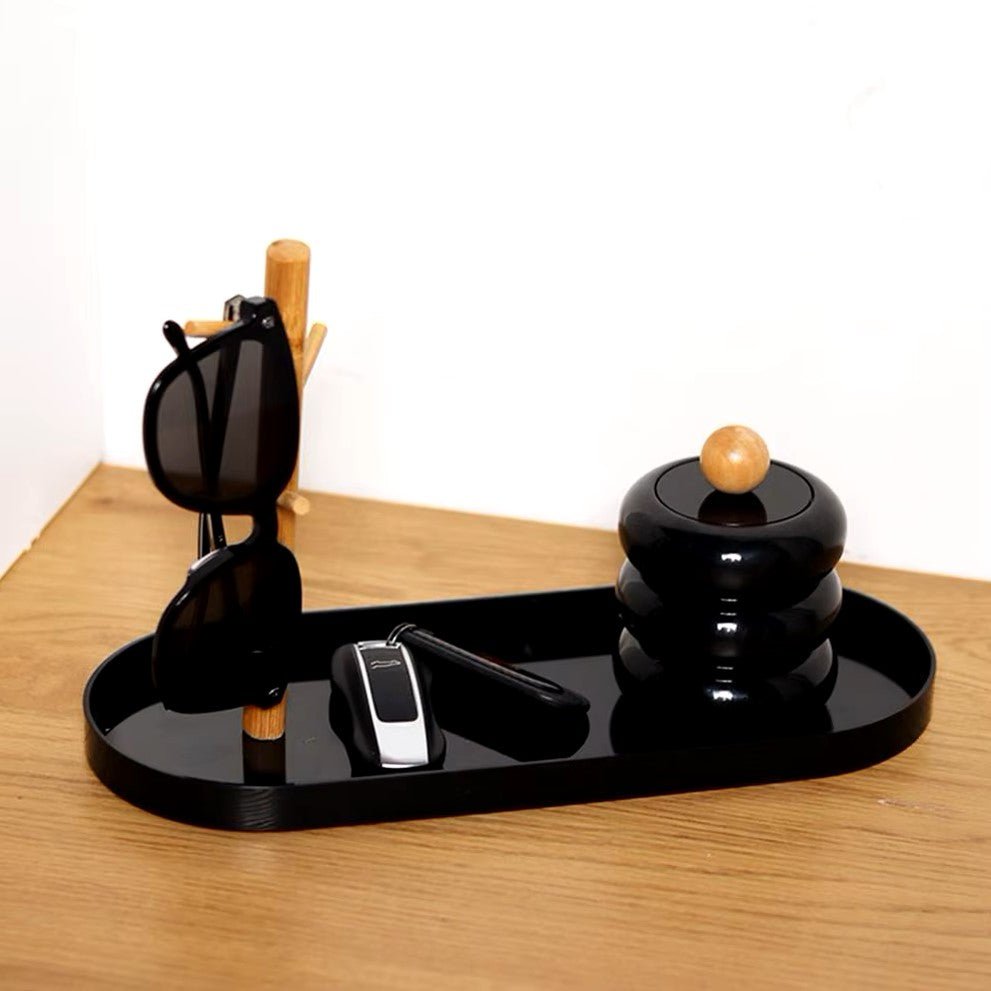 Rangement Clé - BranchOvalTray™ - Noir - Rangement créatif