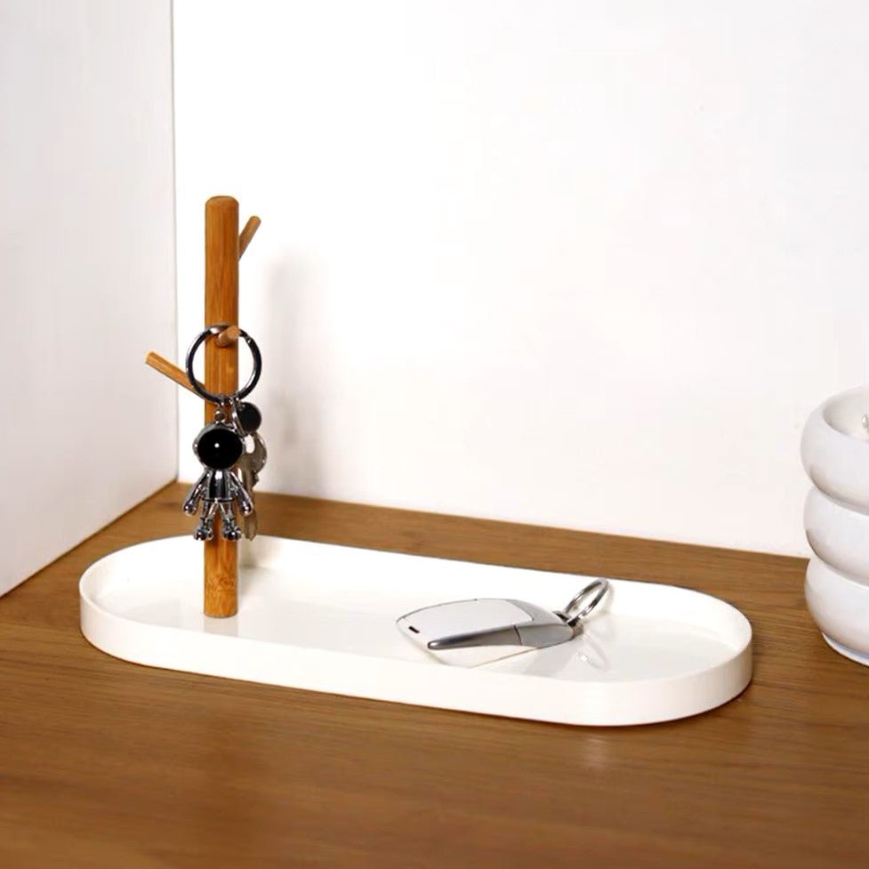 Rangement Clé - BranchOvalTray™ - Blanc - Rangement créatif