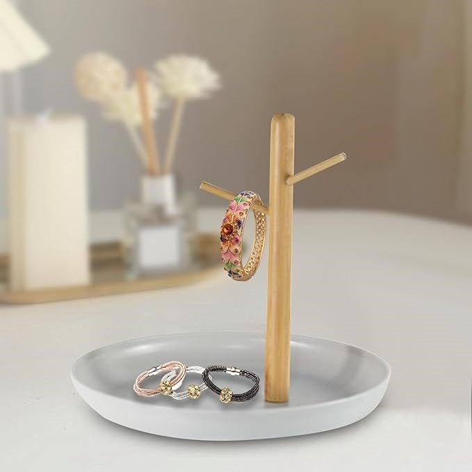 Rangement Clé - BranchRoundTray™ - Gris - Rangement créatif